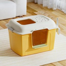 Cat Carriers Indoor Enclosed Toilets Large Box Holder Wholesale Plastic Litter