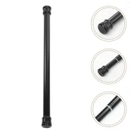 Shower Curtains Curtain Rod For Bathroom Multipurpose Tension Window Pole Black