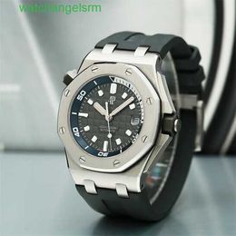 Swiss AP Wristwatch Royal Oak Offshore Series Box Certificate 42mm Automatic Mechanical Mens Watch 15720ST