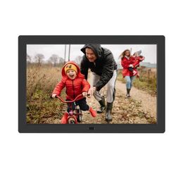 Digital Photo Frames 8 Inch 1280x800 IPS Screen 1080P Video Player Auto-Rotate Remote Control Digital Photo Frame with Body Motion Sensor 24329