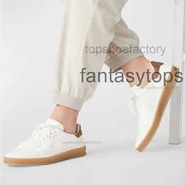 Loro Piano Top Low Tennis Walk Leather LP Lace Up Calfskin Sneakers Athletic Shoes Rubber Sole Trainers Casual Shoe Womens Luxury Designers Factory Footwe 9T7R