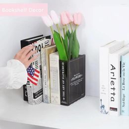 Vases Nordic Style Book Flower Vase Home Decor Creative Acrylic Modern Decorative Bottles Shape