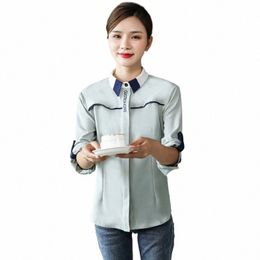 hotel Work Clothes Autumn and Winter Lg-Sleeved Waiter Workwear Uniform Milk Tea Western Restaurant Baking Pastry Cook Hot Pot 55xd#