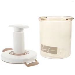 Storage Bottles Vacuum Box Jar Sealing Food Case Flour And Sugar Containers Fresh-keeping Produce Saver Kitchen