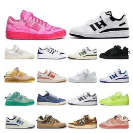 TOP Designer Casual Shoes Forum 84 low Sneakers Bad Bunny Men Women 84s Trainer Back to School Yoyogi Park Suede leather Easter Egg Low Brown Designer Sneakers Trainer