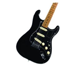 2024 ROBIN TROWER double tremolo black st electric guitar,Maple fretboard tremolo guitar,free shipping