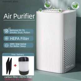 Air Purifiers Household air purifier removes smoke Odour formaldehyde and high-efficiency air purifier PM 2.5 car bedroom air purifierY240329