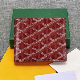 Designer Wallet Go Yard Wallet Genuine Leather Women's Card Wallet Full Grain Leather Wallet Men's Short Flap Wallet Fashionable Hundred Style Coin 600