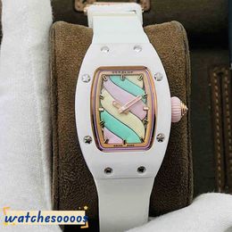 mens watch designer watches movement automatic luxury Cotton Candy Personality Dial Ceramic Womens Watch Simple Trend Temp