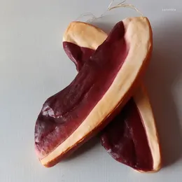 Decorative Flowers Imitation Bacon Fake Food Model Artificial Cured Prop Lifelike Decor