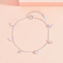 Bangle Shining Zircon Crystal Bracelet Fashion Chain For Women Wedding Party Friends Gift Jewellery