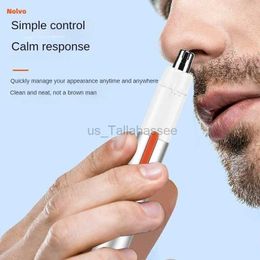 Electric Shavers Portable New Electric Painless Nose Ear Hair Trimmer Rotating Usb Charging Trimmer Eyebrow Trimmer For Men Women Face Care 240329