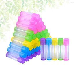 Storage Bottles 100 Pcs Lipstick Plastic Containers Nail Glue For Acrylic Nails Empty Tubes