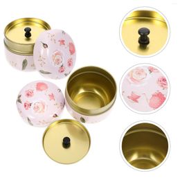 Storage Bottles Loose Powder Jar Sundry Canister Tea Jars Tinplate Sweets Candies Package