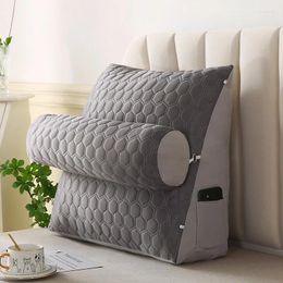 Pillow Latex Cool Bedside Reading Bed Back Lumbar Support S Backrest Waist Sofa Throw Pillows