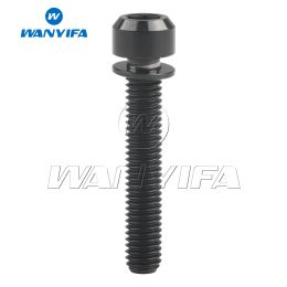 Titanium Bolt M6x16/18/20/25/30/35mm Allen Hex Screws with Washer for Bicycle Disc Brake Upgrade V brake Hub Fixed