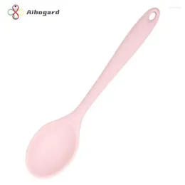 Spoons High Temperature Resistance Easy To Wash Can Be Sterilised Soft Silicone Grade Spoon Anti-slip Kitchen Set Safety Material