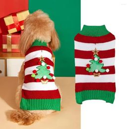 Dog Apparel Christmas Pet Sweater Festive Holiday Warm Breathable Winter Clothes For Dogs Cats Cosy Xmas Cat Coat Puppy Clothing