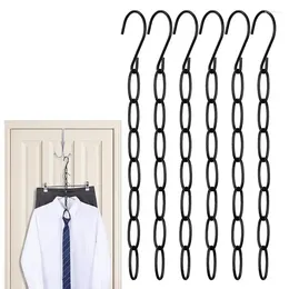 Storage Bags Metal Chain Hanger Sturdy Closet Organizers And Reliable Space Saving Wonder Hangers Multipurpose Wardrobe Organizer