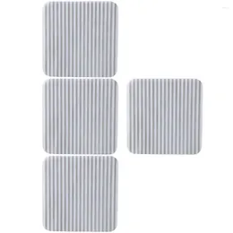 Bath Mats 4 Pcs Stickers Mat Rug Tape Hardwood Floor Area Keep In Place On Carpet White Pad Grips