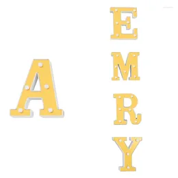 Party Decoration Marry Me Gold Letter Modelling Light LED Decorative Proposal Festival Birthday Confession Layout Lighting