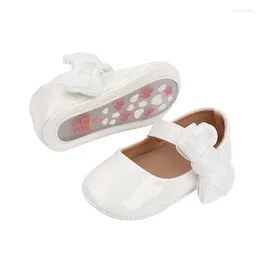 First Walkers Baby Girls Cute Moccasinss Soft Sole Bowknot PU Leather Flats Shoes Non-Slip Princess