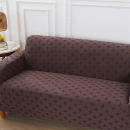 Chair Covers Sofa Cover Elastic For Living Room Home Jacquard Stretch Slipcovers Corner Couch 1/2/3/4 Seater L Shape