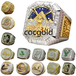 Luxury World Basketball Championship Ring Designer 14K Gold Nuggets Team JOKIC Champions Rings For Mens Womens Star Diamond Sport Jewelrys