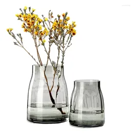 Vases China Plants Home Decorative Nordic Floor Twist Glass For Centrepieces Wedding