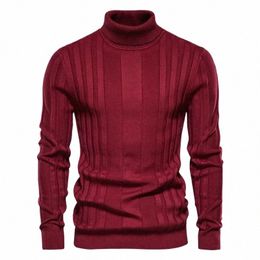 sweater Roupas Masculinas Clothing Autumn Casual Slim Fit Knitted Jumper Solid Colour Duty Free Turtleneck Pullover Jumper S-2XL w859#