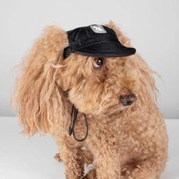 Dog Apparel Pet Baseball Cap Adjustable Headgear Summer Hat Sun Visor Decoration