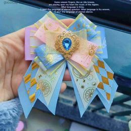 Bow Ties Lolita Accessories Bow Tie Badge Brooch Men Womens Korean British Suit Shirt Clothing Collar Flower Pin Original Design Jewellery Y240329