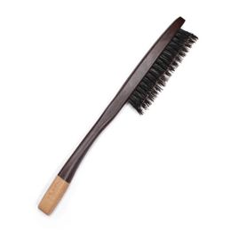 Hair Brushes Ebony Beech Handle Natural Boar Bristles Teeth Brush Fluffy Comb Salon Barber Household Styling Tools G0801252N2998600 Dr Ot2Kp