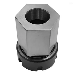 -1PCS Hard Steel Hex Collet Chuck Block Holder For Lathe Engraving Machine