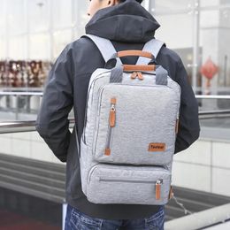 Backpack Casual Waterproof Business Men Computer 15 Inch Laptop Bag Oxford Cloth Lady Anti-theft Travel Mochila Rucksack