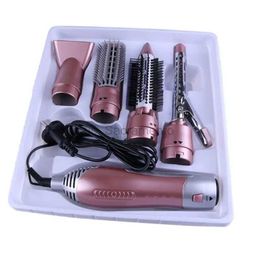 Hair Dryers 4 in 1 Multifunction Hair Dryer Curler Straightener Comb Brush Styling Tools Drop Shipping 240329