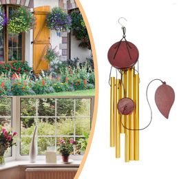 Decorative Figurines Money Tree 6Tubes Wind Chimes Bell Good Luck Decoration Home Pendants Gardens Courtyards Lucky Chime