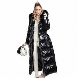 ceprask 2023 New Fi Winter Coat Women X-Lg High Quality Thick Cott Parkas Hooded Outerwear Warm Faux Fur Woman Jacket J0hw#