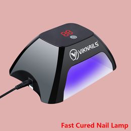 48W UV Lampa paznokciowa 24pcs 365 nm+405nm podwójna długość fali Button Szybki leczenie UV Lampa paznokcie