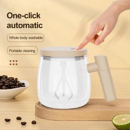 Wine Glasses Waterproof Design Blender Electric Self Stirring Coffee Cup With Detachable Rod Fast Charging Leakproof Heat-resistant For High