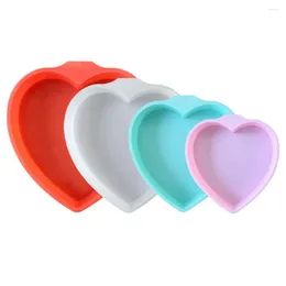 Baking Moulds Heart Shape Cake Mould Love Silicone Set For Homemade Desserts Non-stick Tools Chocolate Mousse Food Grade