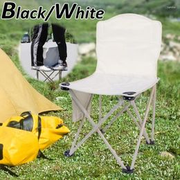 Camp Furniture Outdoor Portable Folding Chair Foldable Car Lightweight Bearing Strong Ride Comfort