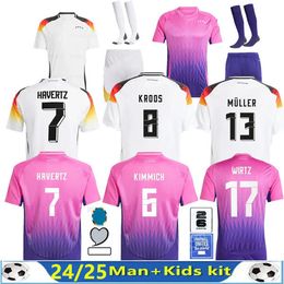 24/25 Germany HUMMELS GNABRY Soccer Jerseys European Cup kit 2024 KROOS WERNER DRAXLER REUS MULLER GOTZE Men Football Shirts Kids Kits Fans Home away