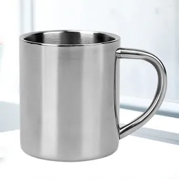 Mugs Portable Outdoor Travel Stainless Steel Coffee Tea Mug Cup Camping Home For Household Kitchen Convenient Part