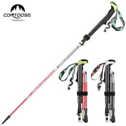 Sticks Goagain Carbon folding ultra light trekking poles Carbon telescopic walking poles Outdoor trekking and climbing equipment