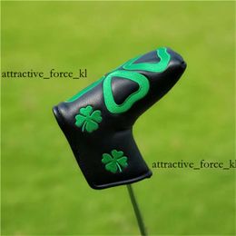 Other Golf Products Golf Putter Cover Golf Club Head Covers for Putter PU Leather Blade Putter Headcover with Magnetic or Velco 63