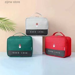 Other Home Storage Organization Portable Medicine Bag for Outdoor Travel Waterproof First Aid Kit Oxford Cloth Portable Compact Emergency Medicine Equipment Bag Y