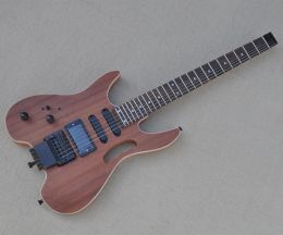 Guitar Factory Custom Headless Left Handed Electric Guitar with Rosewood Top,Offer Customise