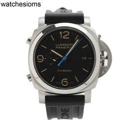 Panerass Mens Luxury Watch Designer Wristwatches Pam Manual Mechanical Men's Movement Waterproof Stainless Steel
