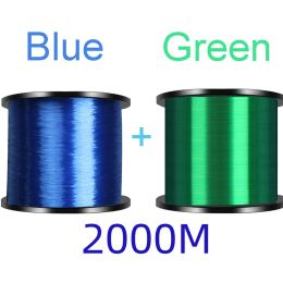 Lines 2023 New 2Pcs 1000M Japan Material Monofilament Line Super Strong Nylon Fishing Line Leader Line Saltwater Sinking Line Pesca